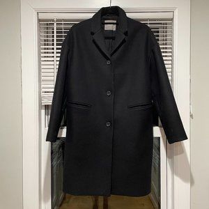 Everlane Cocoon Coat - Black Size 4
